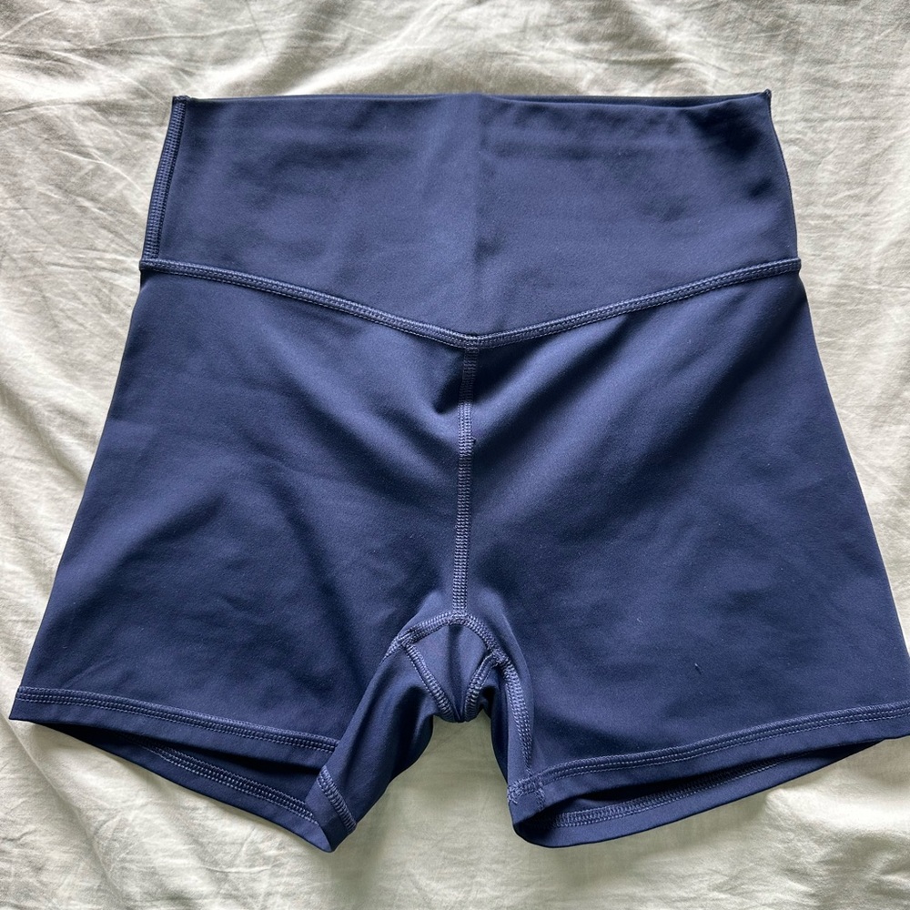Fabletics Women's Navy Pureluxe TLC 4” shorts
